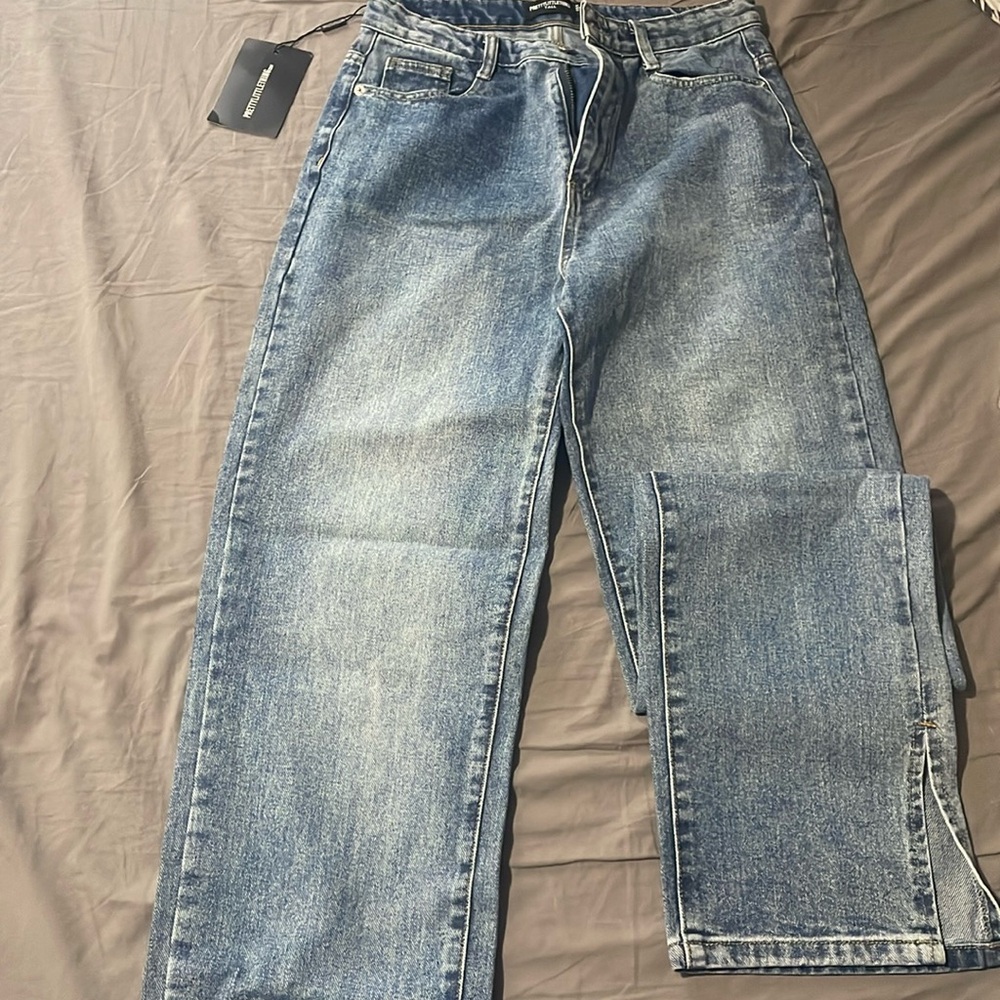 Split Hem Jeans